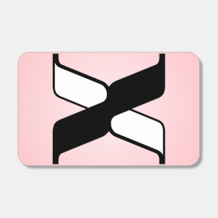 Elegant Letter X Monogram Matchboxes