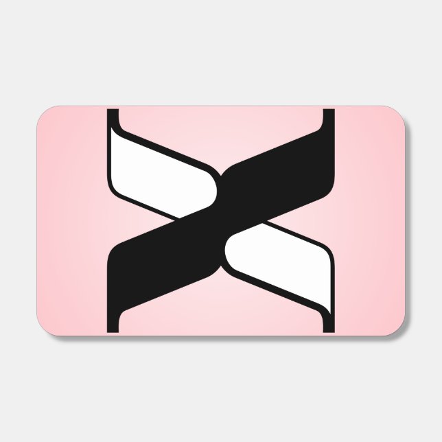 Elegant Letter X Monogram Matchboxes (Front)
