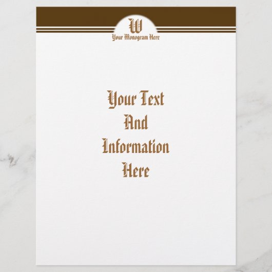 Elegant Letterhead (Front)