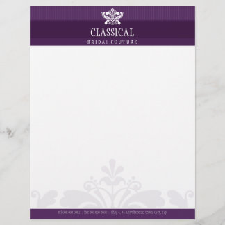ELEGANT LETTERHEAD :: classy flourish 12