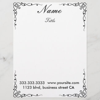 elegant letterheads letterhead