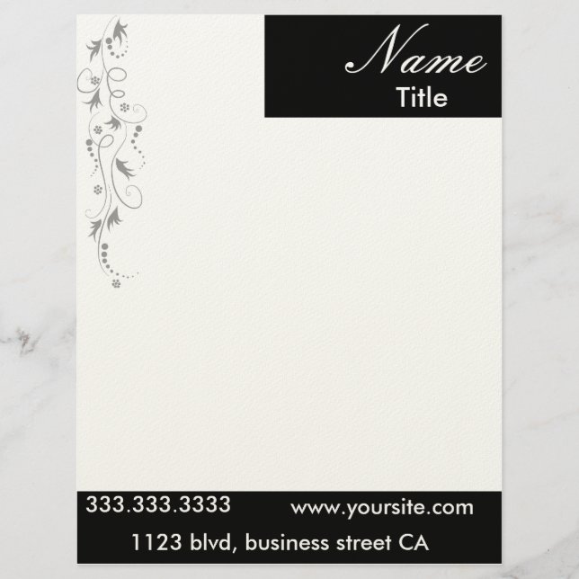 elegant letterheads letterhead (Front)