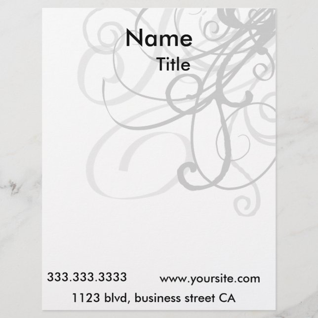 elegant letterheads letterhead (Front)