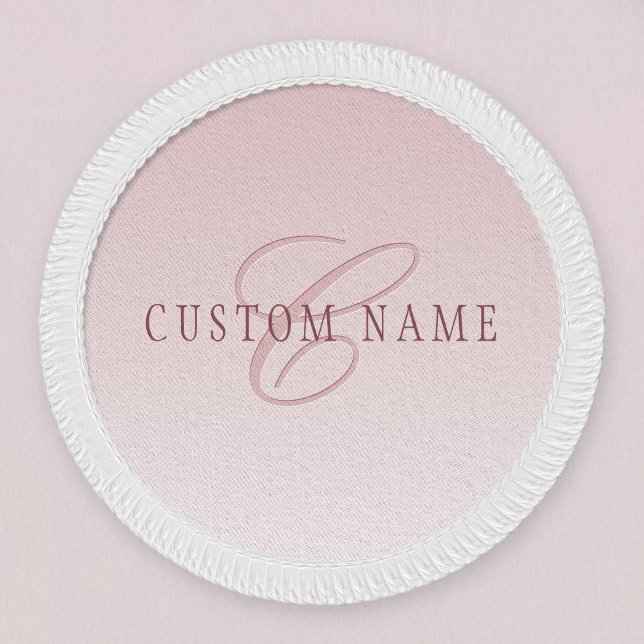 Elegant Lettering & Monogram | Rose Ombre Patch (Creator Uploaded)