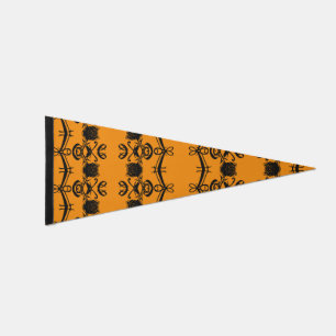 Elegant Letters of Love: A Rose Transformation Pennant Flag