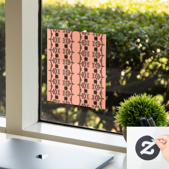 Elegant Letters of Love: A Rose Transformation Window Cling (Office)