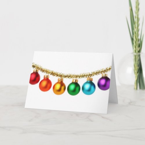 Elegant LGBT Christmas Card