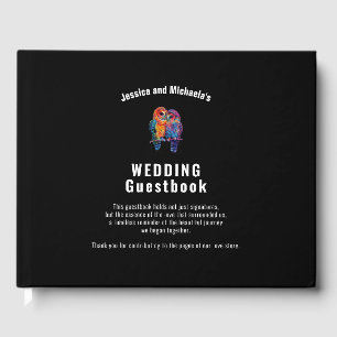 Elegant 🌈 LGBTQ Eternal Unity wedding Guest Book