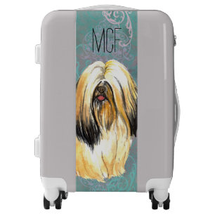 Elegant Lhasa Apso Luggage