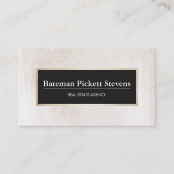 Elegant Licensed Real Estate Broker Professional Business Card by sm_business_cards at Zazzle