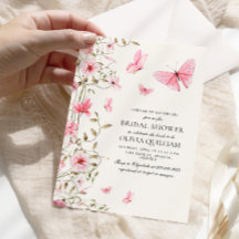 Elegant Lifetime of Butterflies Bridal Shower