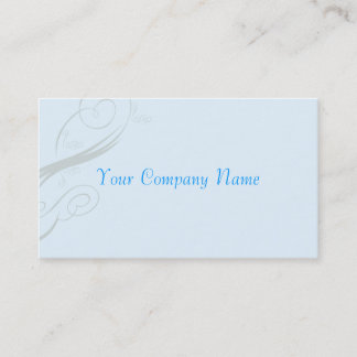 Elegant Light Blue Business Card