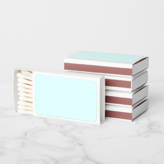 Elegant Light Blue Matchbox Matchboxes (Stacked)