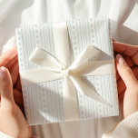 Elegant Light Blue White Stripe Wrapping Paper<br><div class="desc">Elegant Light Blue White Stripe Wrapping Paper</div>