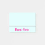 [ Thumbnail: Elegant Light Cyan Background and Deep Pink Name Notes ]