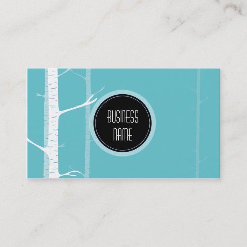 Elegant Light Forest Green Business Card