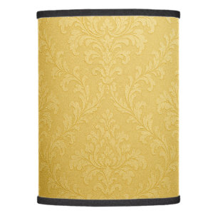 Elegant Light Gold Baroque Damask Lamp Shade