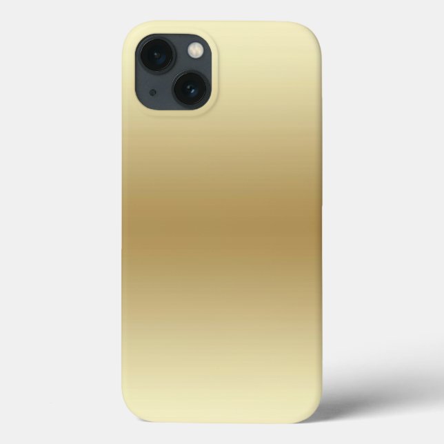 Elegant Light Gold Teal  Case-Mate iPhone Case (Back)