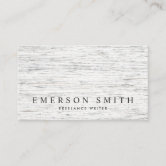 Elegant White Luxury Business Cards with Marble Texture and Gold