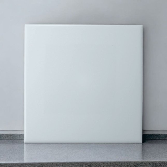 Elegant Light Grayish Blue Modern & Minimalist  Ceramic Tile (Creator Uploaded)