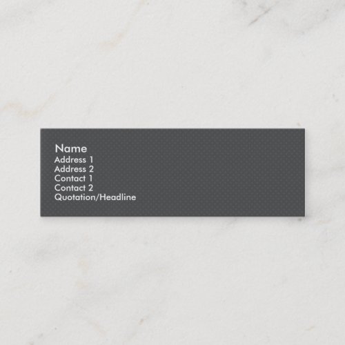 Elegant light grey octagonal pattern on rough grey business cards