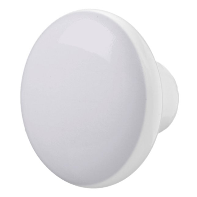 Elegant Light Lavender Solid Color Ceramic Knob (Right)