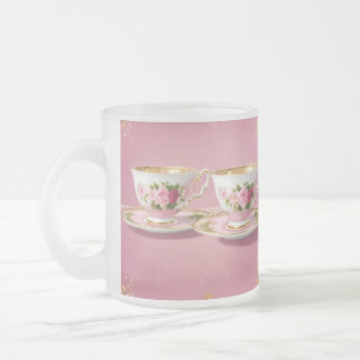 Elegant Light Pink Ceramic Tea Cup