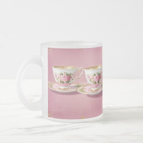  Elegant Light Pink Ceramic Tea Cup