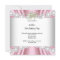 Elegant Light Pink Pearl White Diamond Birthday