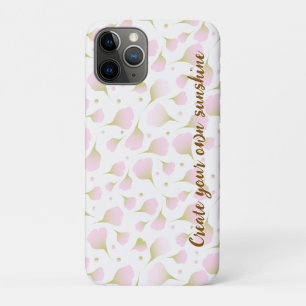 Elegant Light Powder Pink Custom Quote  iPhone 11 Pro Case