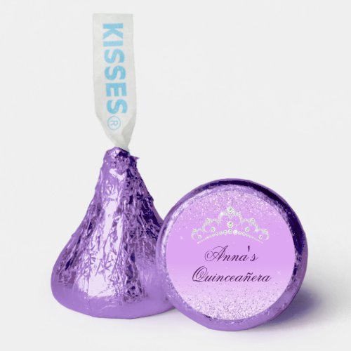 Elegant Light Purple Quinceanera 15th Birthday Hersheys Kisses