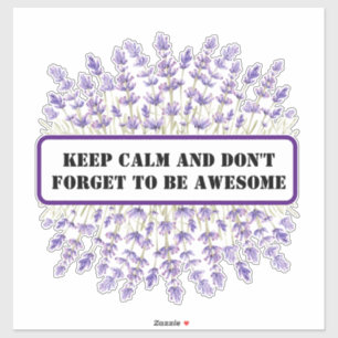 Elegant Lilac Bouquet Sticker