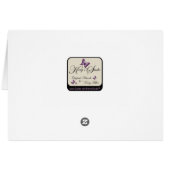 Elegant Lilac Flowers Cards (Back Horizontal)