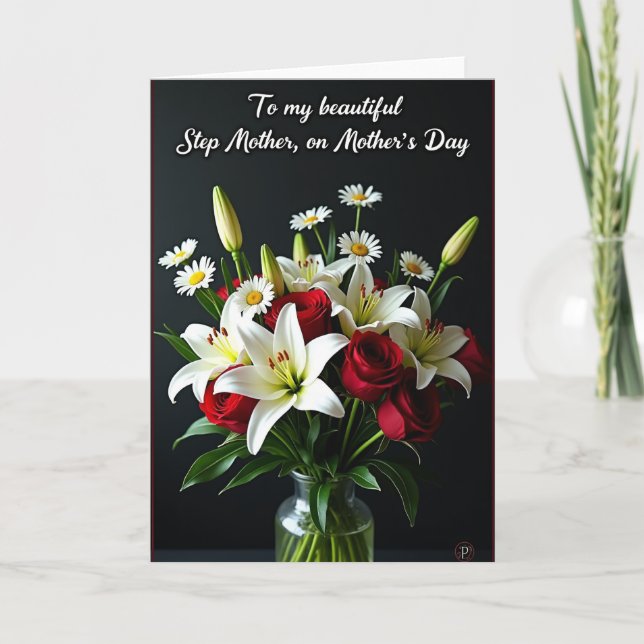 Elegant Lilies Mother Card (Front)
