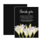 Elegant Lillies Funeral Thank You Cards