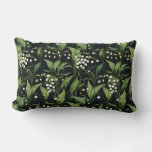 Elegant Lilly of the valley pattern Lumbar Pillow