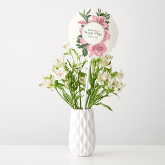 Elegant Lily Baptism Celebration Balloon