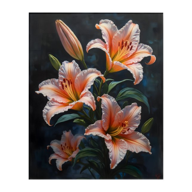 Elegant Lily Flower Art – Premium Prints & Unique  (Front)