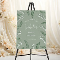 Elegant Lily of the Valley Bridal Shower Welcome