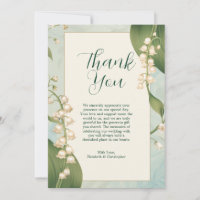 Elegant Lily of the valley Floral Wedding