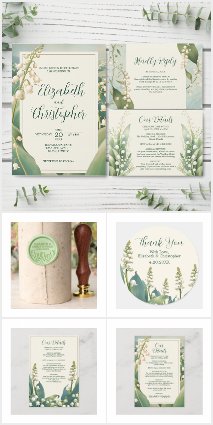 Elegant Lily of The Valley Wedding Collection