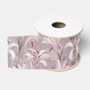 Elegant Lily Ribbon – Floral Gift & Decor Accent