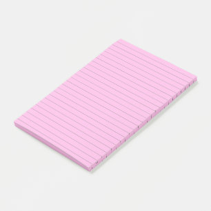 Elegant Lined Pink Post It Notes