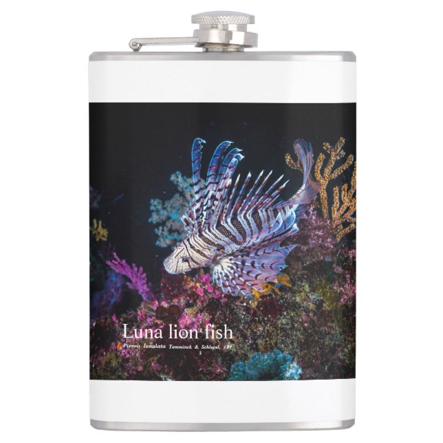 Elegant Lionfish Flask (Front)