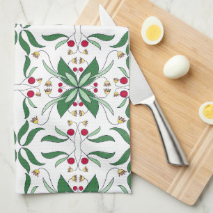 Elegant Lisbon portuguese mediterranean Kitchen Towel