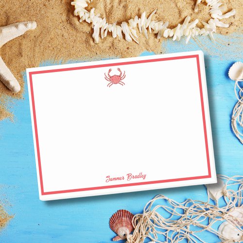 Elegant Lobster Personalized  Post_it Notes