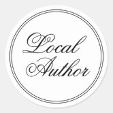 Gold Best Selling Author Classic Round Sticker