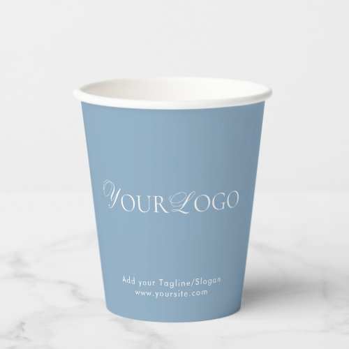Elegant Logo Add Custom Business Company Party Paper Cups