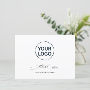 Elegant Logo Social Media Thank You Calligraphy