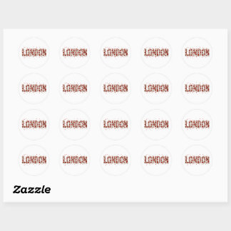 Elegant London Floral Sticker - Vintage Rose
